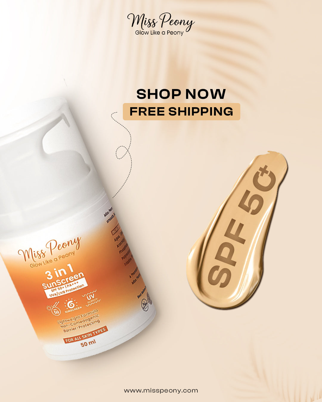 3 in 1 SunScreen SPF 50+ PA+++